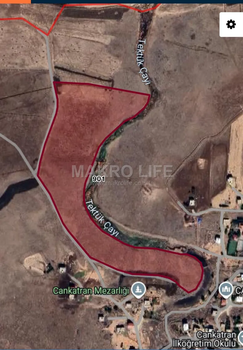 İMARA VE YENİ TOKİ PROJESİNE YAKIN CANKATRAN'DA SATILIK 1500 M2 FIRSAT ARSA